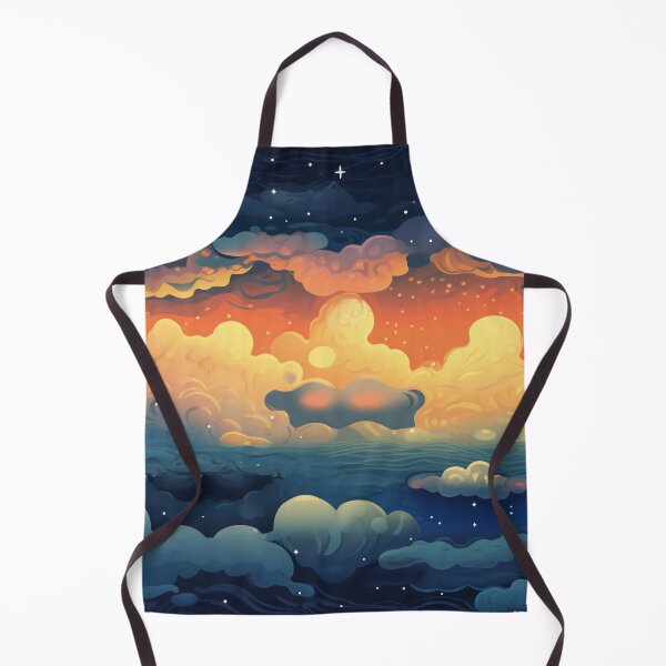 Item preview, Starry Sunset Clouds Above the Ocean 2 designed and sold by Hashola Designs.