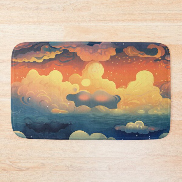 Item preview, Starry Sunset Clouds Above the Ocean 2 designed and sold by Hashola Designs.