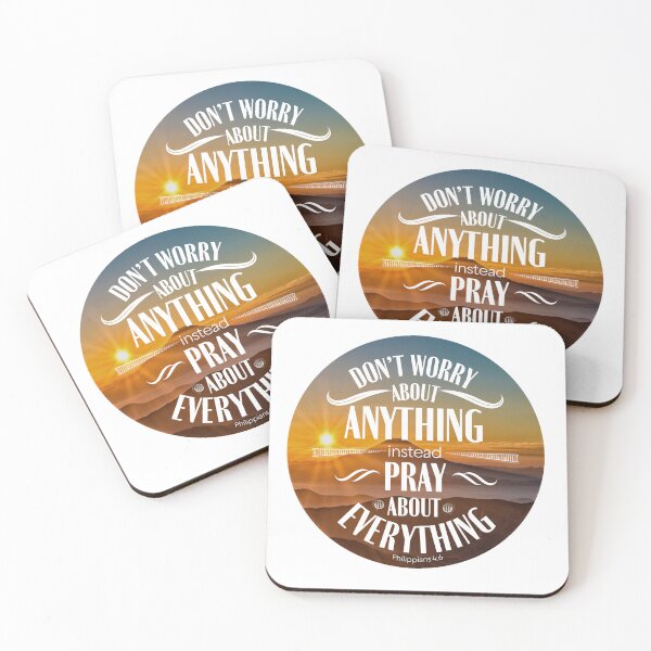 Item preview, Bible Verse - Don’t Worry About Anything - Philippians 4:6-7 designed and sold by JacquelineLim.