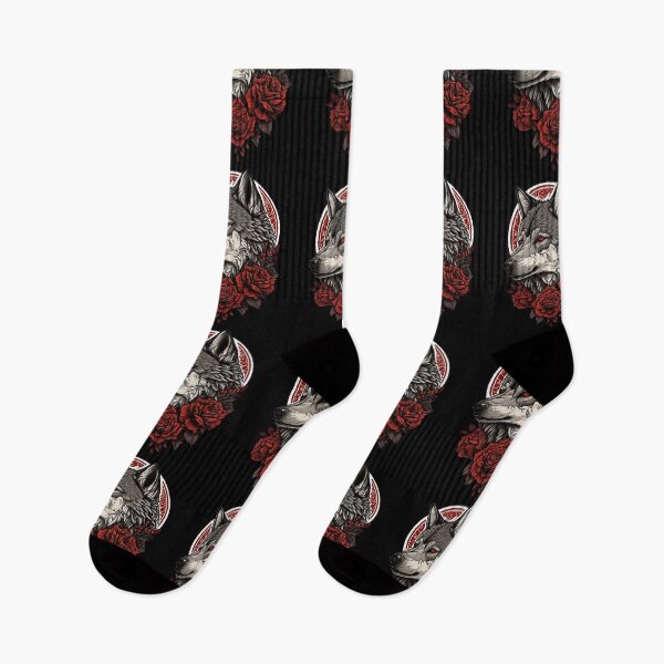 Item preview, Wolf Red Roses designed and sold by PrettyPittie Shop.