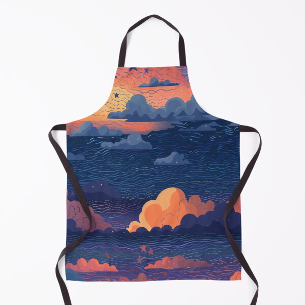 Item preview, Starry Sunset Clouds Above the Ocean 4 designed and sold by Hashola Designs.