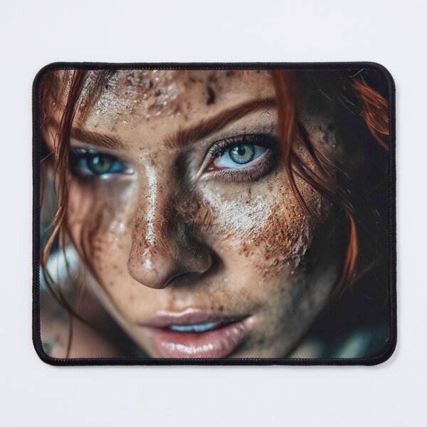 Item preview, Photo realistic adventurer redhead beauty crawling in mud -07 designed and sold by zotilus.