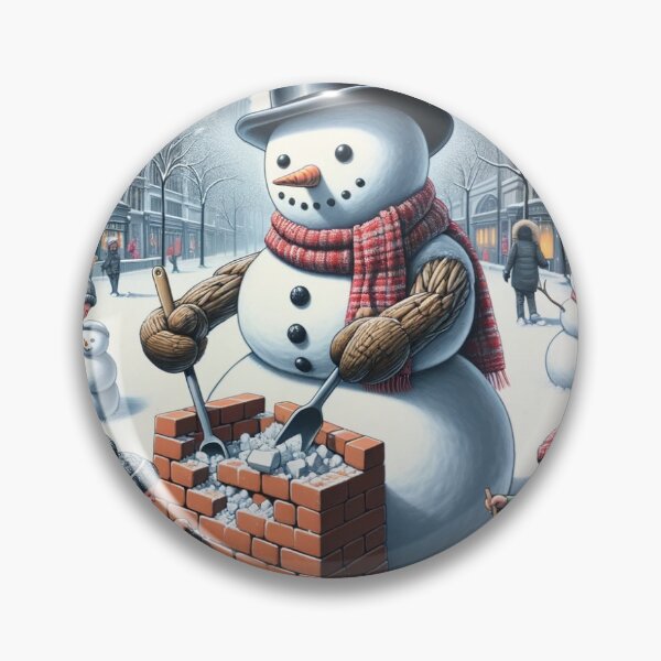 Item preview, Snowman designed and sold by PrestigePatches.