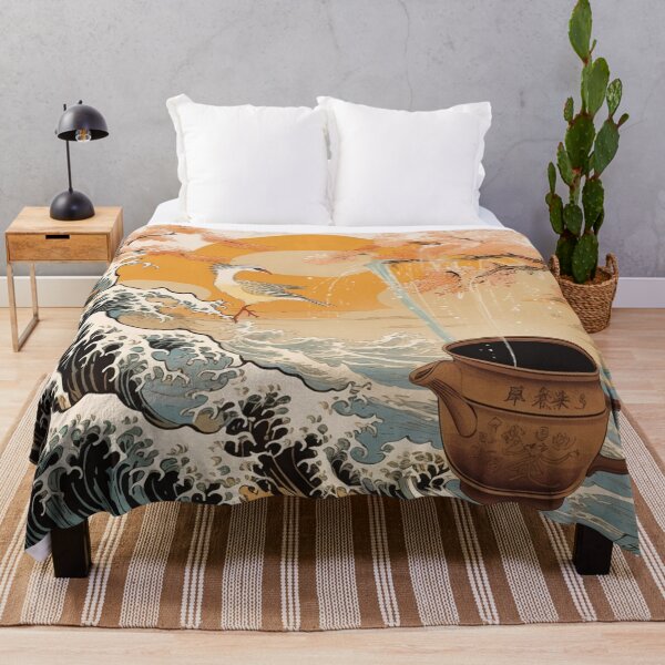 Item preview, The Great Wave Off Kanagawa Bird Coffee designed and sold by zand-n-zive.