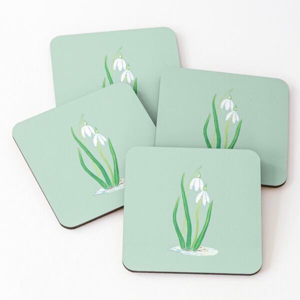 Item preview, Snowdrops, Galanthus nivalis - Illustration designed and sold by Julia Doria.