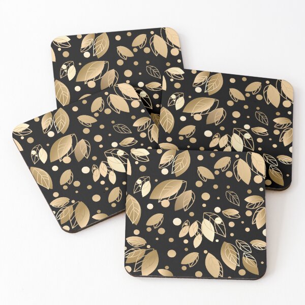 Item preview, Golden Leaves Pattern designed and sold by ANZI-Shop.