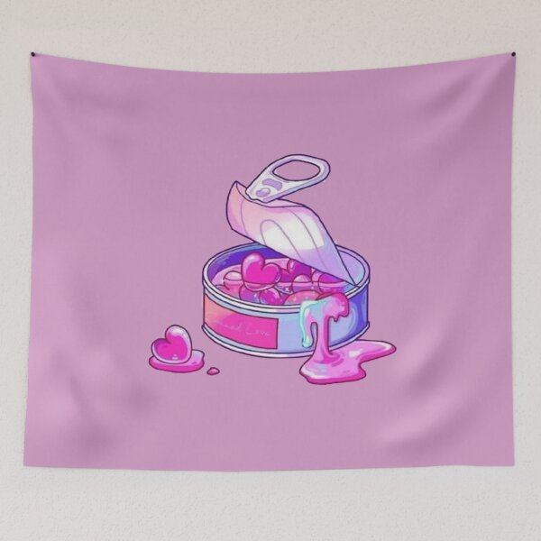 Item preview, Cute can with hearts designed and sold by GOOFYYY.