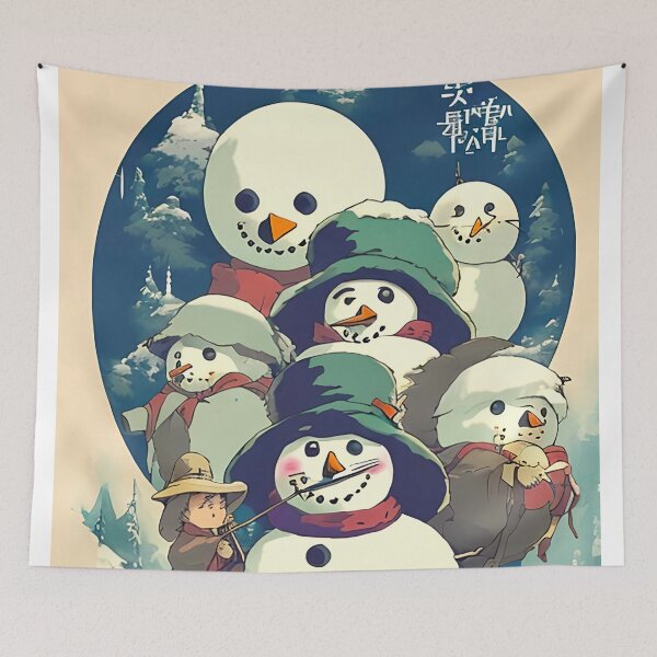 Item preview, Snowmen village  designed and sold by cloverstudio.