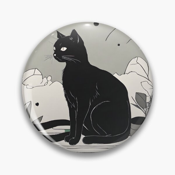 Item preview, Black Cat in the window designed and sold by Catophile.