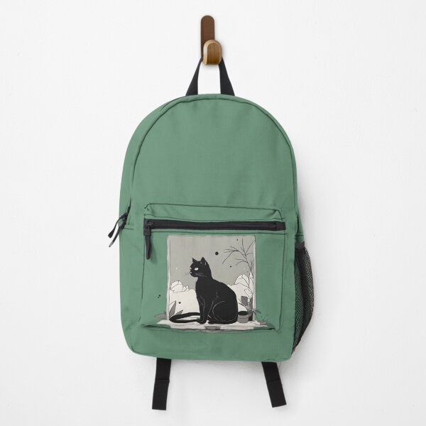 Item preview, Black Cat in the window designed and sold by Catophile.