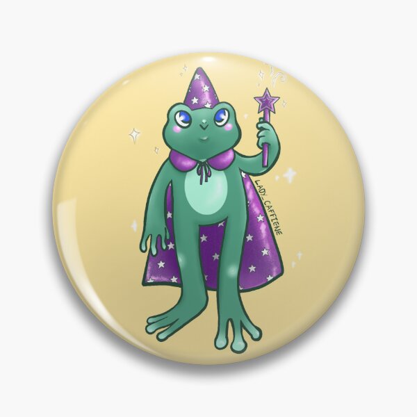 Item preview, Wizard Frog designed and sold by LadyCaffiene.