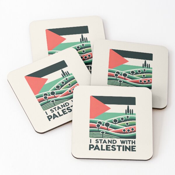 Item preview, I Stand With Palestine - Hills of Olive Trees designed and sold by SocialCause.