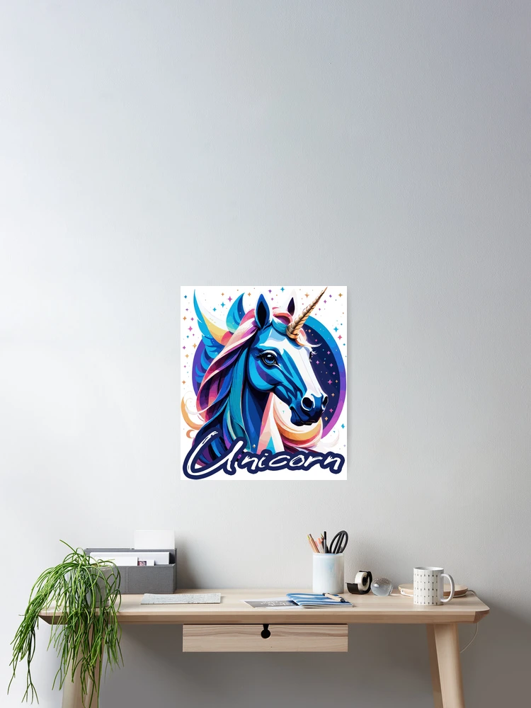 Thumbnail 2 of 3, Poster, unicorn designed and sold by Ultimate-Rabbit.