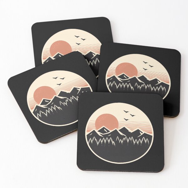 Item preview, Afternoon sunset with mountains designed and sold by tarocobastore.