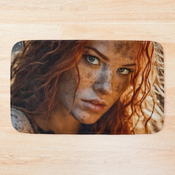 Item preview, Photo realistic adventurer redhead beauty crawling in mud -05 designed and sold by zotilus.