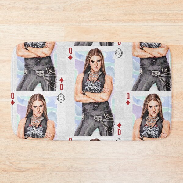 Item preview, Queen of Diamonds wrestling diva playing card artwork designed and sold by PopRealistArt.
