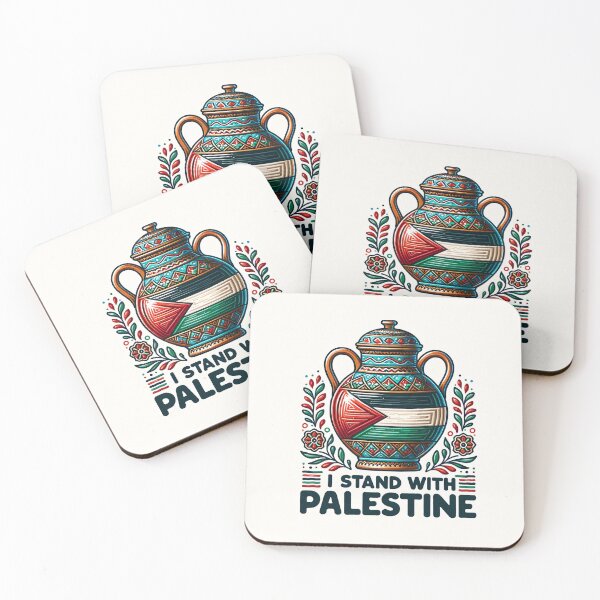 Item preview, I Stand With Palestine - Palestinian Pottery designed and sold by SocialCause.