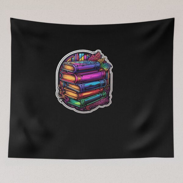 Item preview, Book Aesthetic, Set of Colorful Books  designed and sold by Desfix.