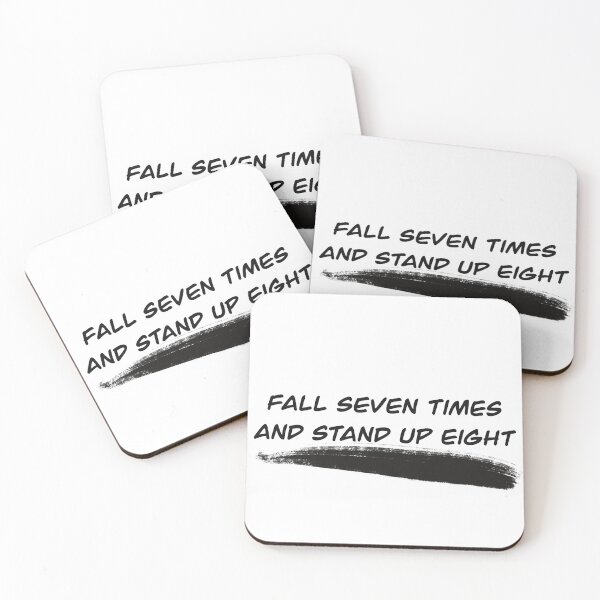 Item preview, Quote, Texts, Fall seven times and stand up eight  designed and sold by IsaMarina.