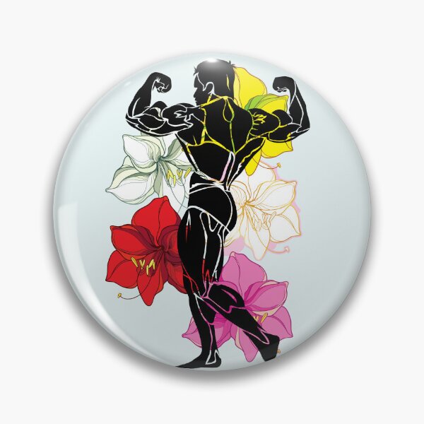 Item preview, Bodybuilding Posing & Amaryllis Flowers designed and sold by Sturdust.
