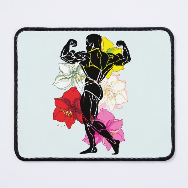 Item preview, Bodybuilding Posing & Amaryllis Flowers designed and sold by Sturdust.