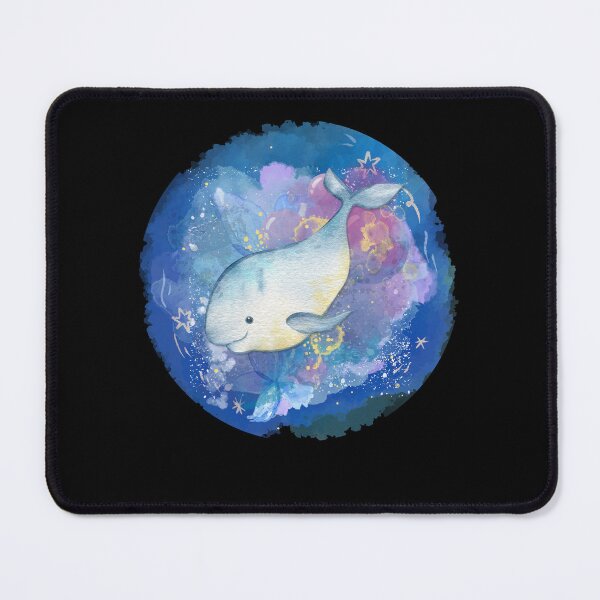 Item preview, Cute Beluga Whale Watercolor Style Illustration designed and sold by kuremureDesign.