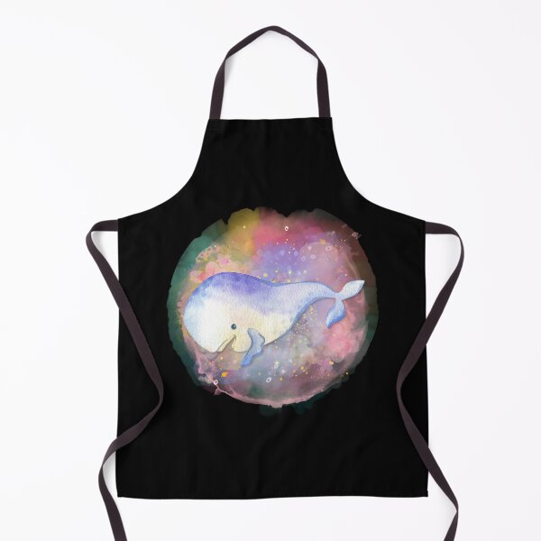 Item preview, Cute Beluga Whale Watercolor Illustration designed and sold by kuremureDesign.