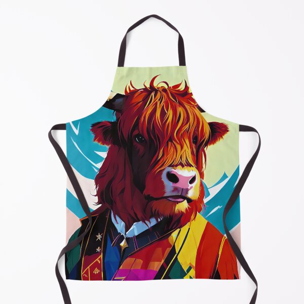 Item preview, Pop Art Highland Cow designed and sold by GooGooPop.