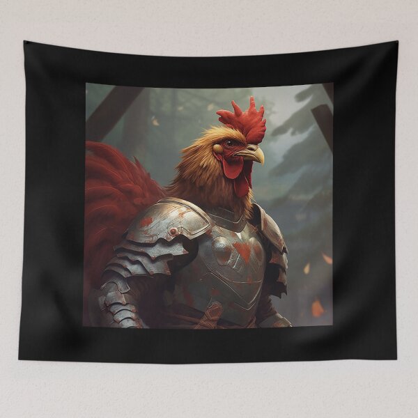 Item preview, Chicken Knight designed and sold by JollyGoodMerch.