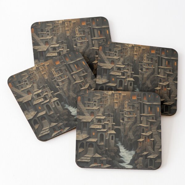 Item preview, Village on a cliff designed and sold by hermeneutic.