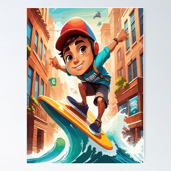 Subway Surfers Wallpaper - iXpap  Subway surfers, Surfer, Cute canvas  paintings