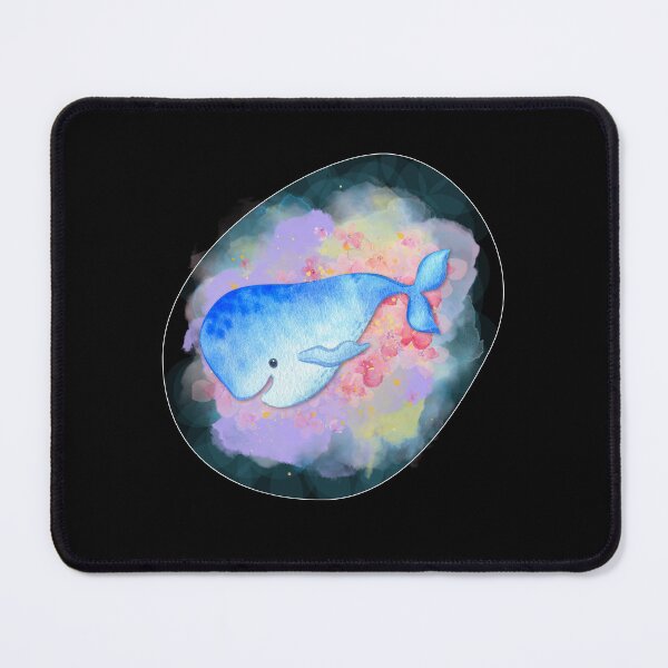 Item preview, Baby Beluga Whale Watercolor Illustration designed and sold by kuremureDesign.