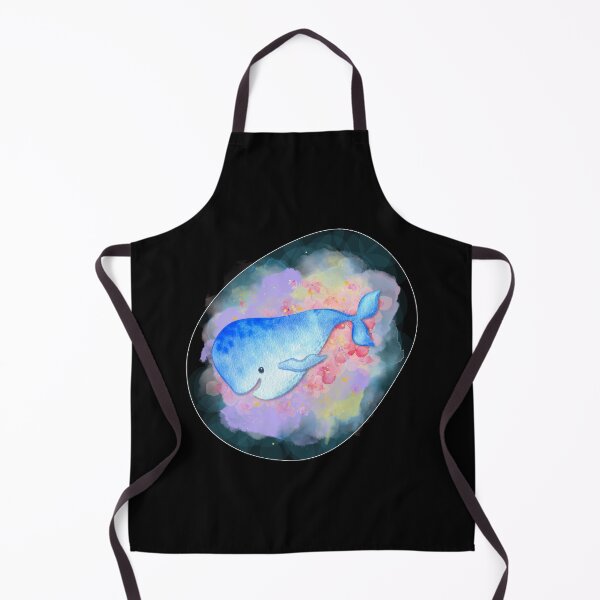 Item preview, Baby Beluga Whale Watercolor Illustration designed and sold by kuremureDesign.