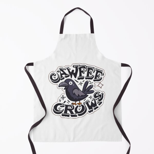 Item preview, Cawfee crow, funny coffee time designed and sold by LuckyFamily.