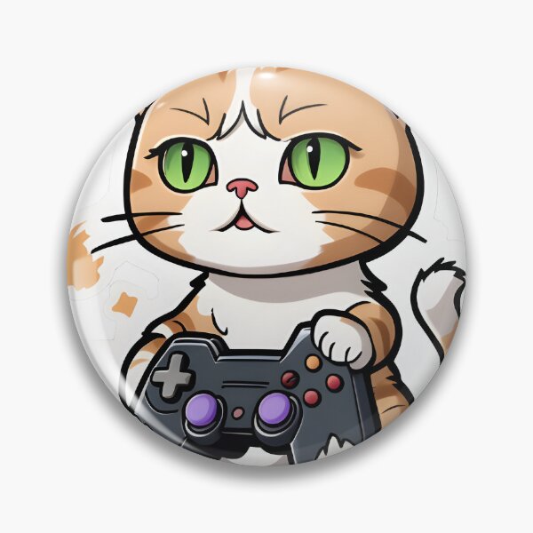 Item preview, Cute Gamer Cat designed and sold by kmart2x.