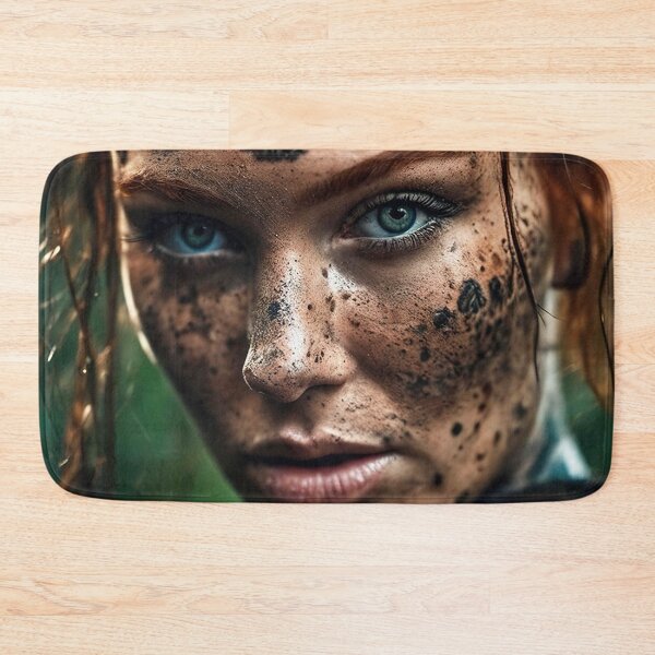 Item preview, Photo realistic adventurer redhead beauty crawling in mud -02 designed and sold by zotilus.
