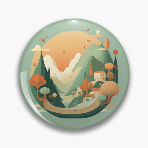 Item preview, Village in an Enchanted Forest designed and sold by XikilloconX.