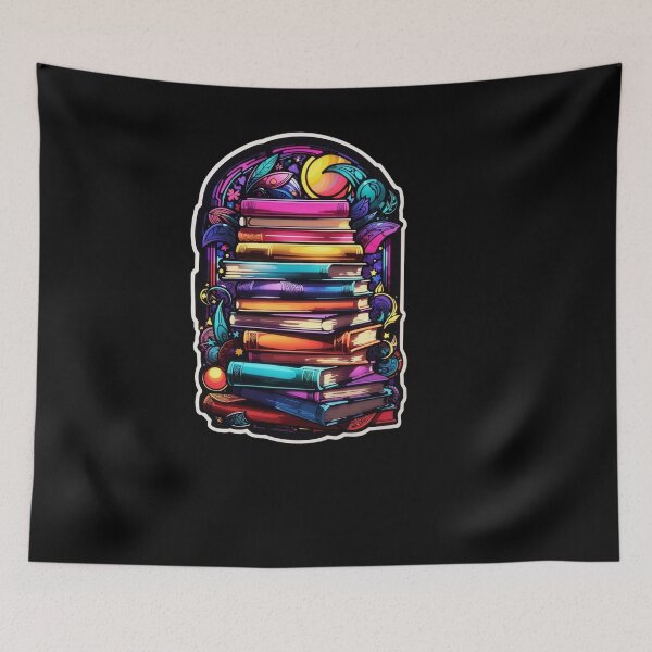 Item preview, Book Aesthetic, Set of Colorful Books  designed and sold by Desfix.