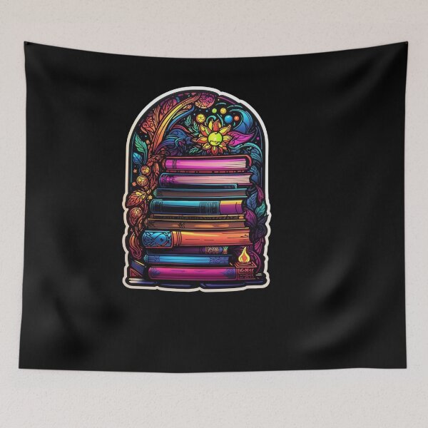 Item preview, Book Aesthetic, Set of Colorful Books  designed and sold by Desfix.