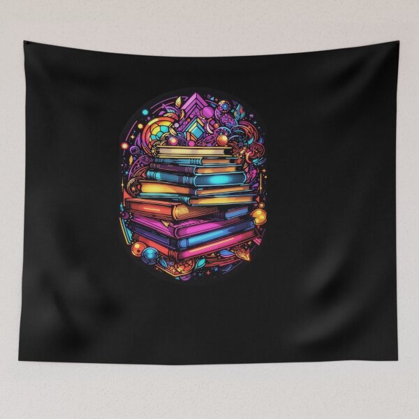 Item preview, Book Aesthetic, Set of Colorful Books  designed and sold by Desfix.