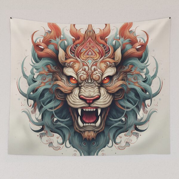 Item preview, “Thai Lion Beast” designed and sold by Art-Vortex-fr.