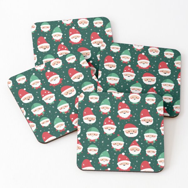 Item preview, Christmas cute kawaii Santa Seamless Pattern designed and sold by Sara-Design2.