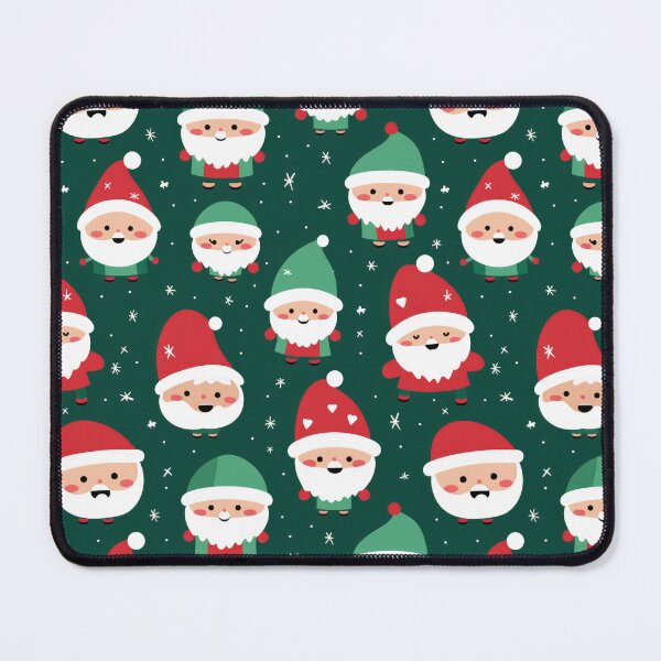 Item preview, Christmas cute kawaii Santa Seamless Pattern designed and sold by Sara-Design2.