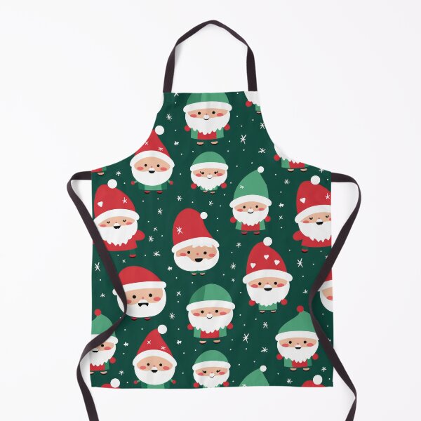 Item preview, Christmas cute kawaii Santa Seamless Pattern designed and sold by Sara_Design.