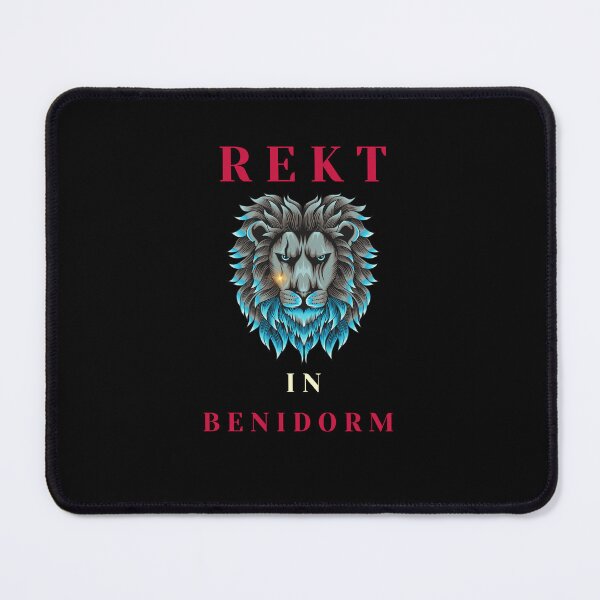 Item preview, REKT In Benidorm, Stunning Design With Blue Lion designed and sold by MarieSusan.