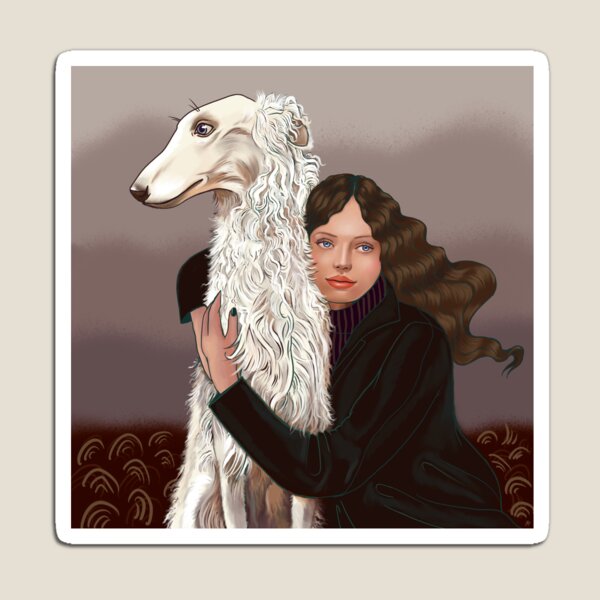 Item preview, Hugging the White Hound designed and sold by ArabellaProffer.