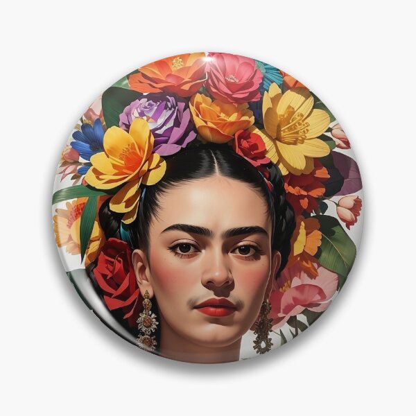 Item preview, Frida Khalo "All the Flowers" designed and sold by vsartmaking.