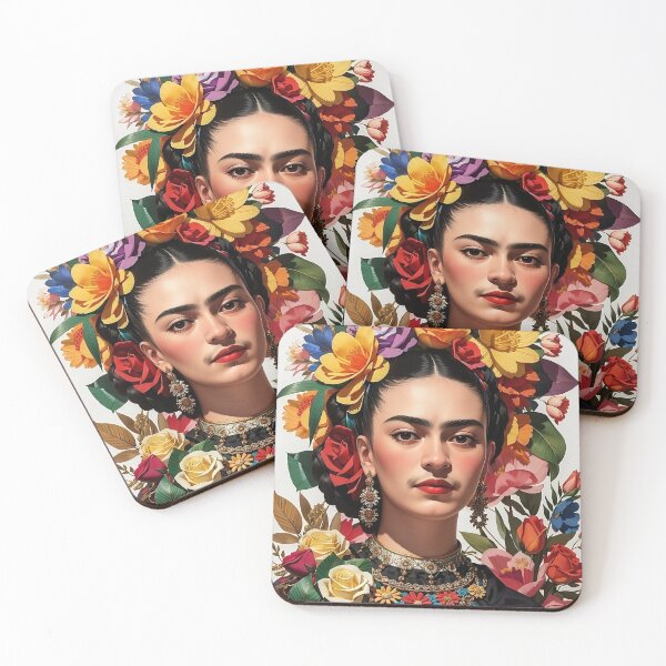 Item preview, Frida Khalo "All the Flowers" designed and sold by vsartmaking.
