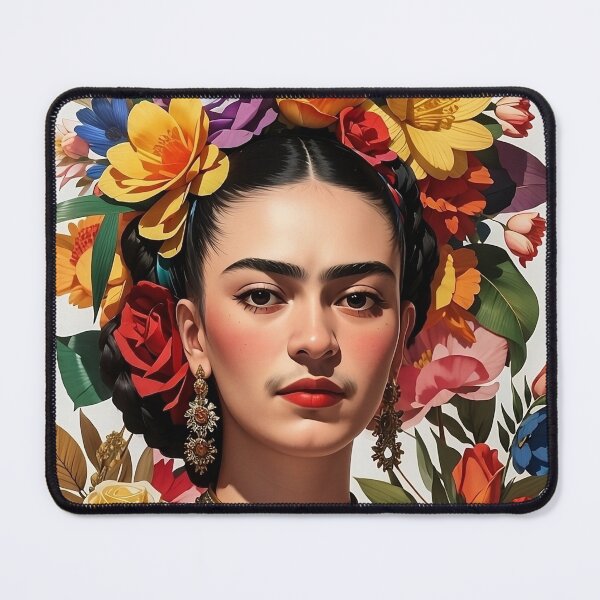 Item preview, Frida Khalo "All the Flowers" designed and sold by vsartmaking.