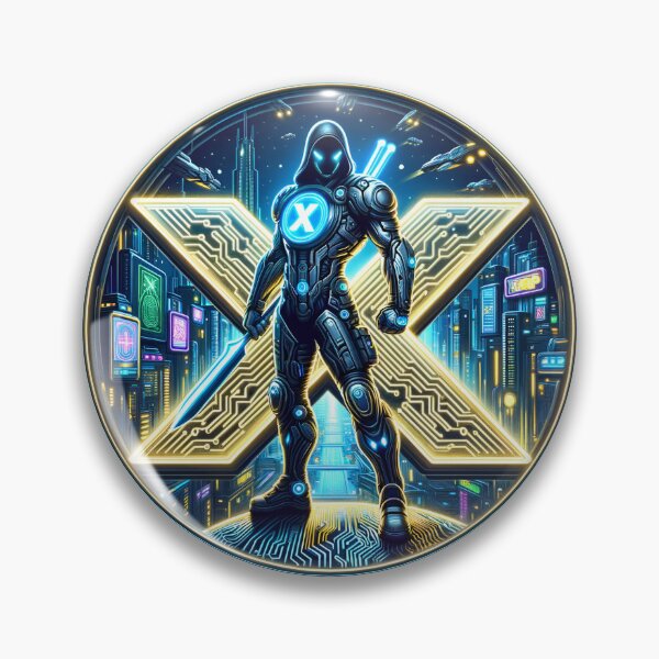 Item preview, Cyber Pulse: XRP's Neon Ascendancy designed and sold by Ultraviolet1337.